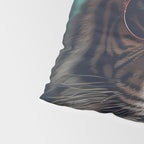 Namastig, Retro Portrait Tiger Prints Pillow Sham Gallery Image 4