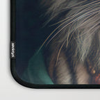 Namastig, Retro Portrait Tiger Prints Laptop Sleeve Gallery Image 3