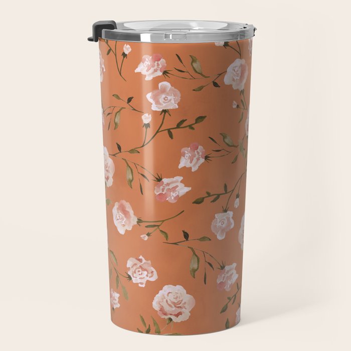 Wild Roses Travel Mug Gallery Image 3
