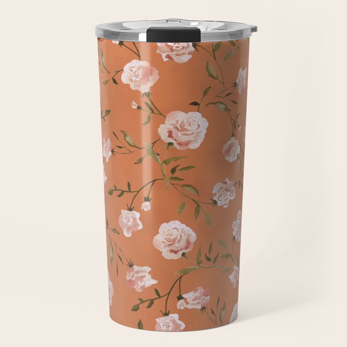 Wild Roses Travel Mug Gallery Image 1