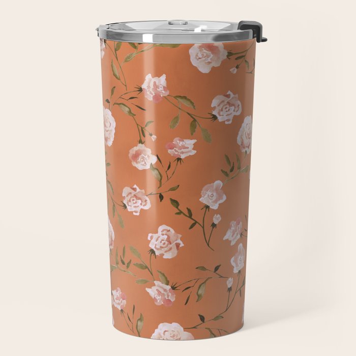 Wild Roses Travel Mug Gallery Image 2