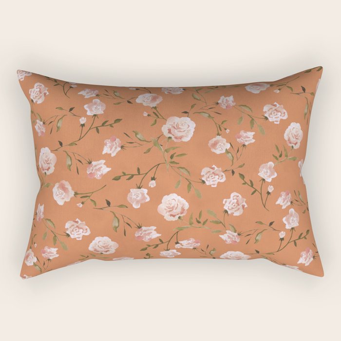 Wild Roses Rectangular Pillow Gallery Image 2
