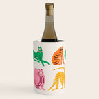 Pop Cats: Modern Collage Pop Art Wine Chiller Gallery Image 1