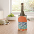 Retro Sunset - Blue & Orange Wine Chiller Gallery Image 4