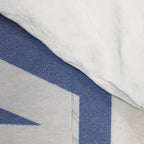 Blue, Black & White Abstract Collage Comforter Gallery Image 4