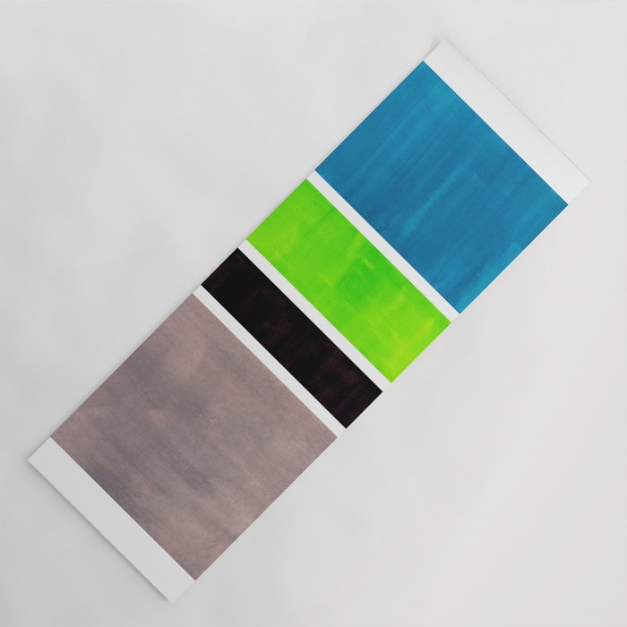 Lime Turquoise Coldfield Yoga Mat Gallery Image 1