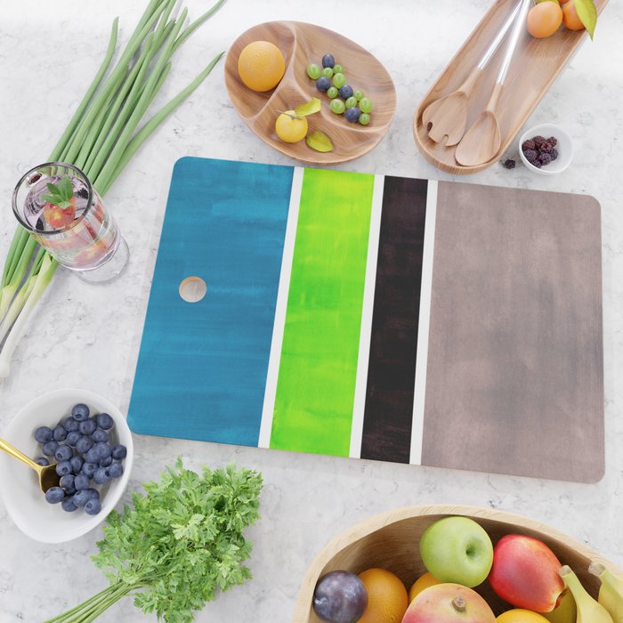 Lime Turquoise Coldfield Cutting Board Gallery Image 2