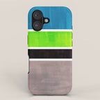 Lime Turquoise Coldfield iPhone Case Gallery Image 1