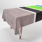 Lime Turquoise Coldfield Tablecloth Gallery Image 1