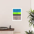 Lime Turquoise Coldfield Poster Gallery Image 2