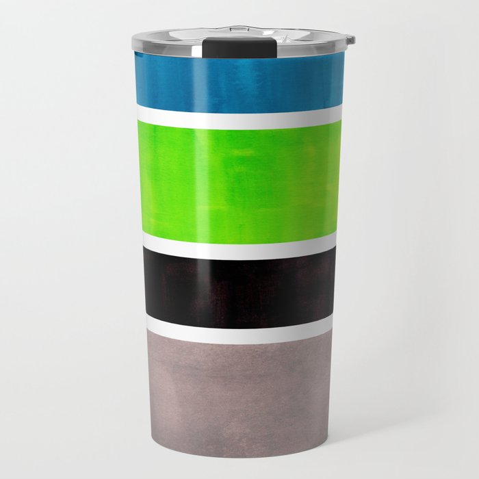 Lime Turquoise Coldfield Travel Mug Gallery Image 1