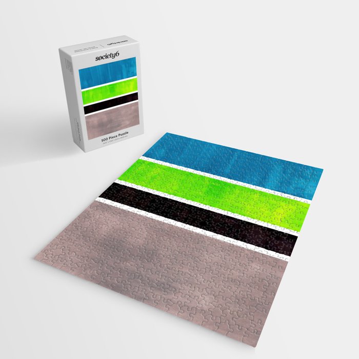 Lime Turquoise Coldfield Jigsaw Puzzle Gallery Image 2