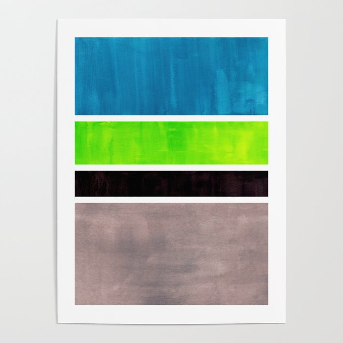 Lime Turquoise Coldfield Poster Gallery Image 4