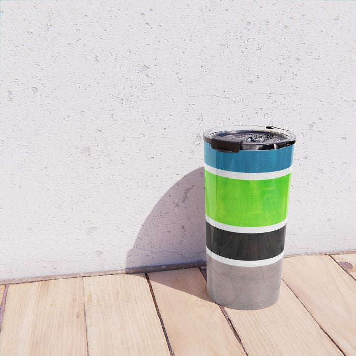 Lime Turquoise Coldfield Travel Mug Gallery Image 4