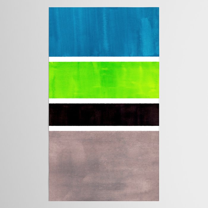 Lime Turquoise Coldfield Tablecloth Gallery Image 2