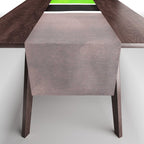 Lime Turquoise Coldfield Table Runner Gallery Image 1