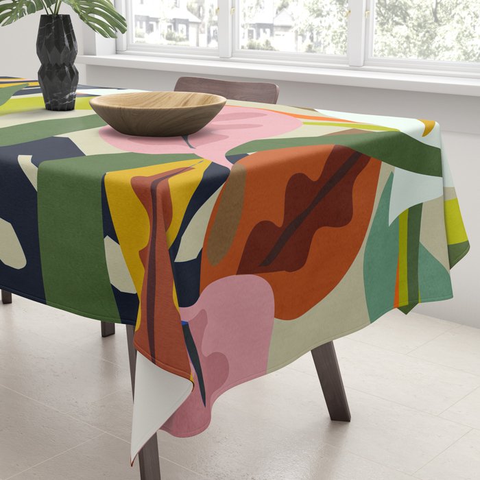 Jungle Abstract 2 Tablecloth Gallery Image 3