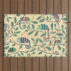 Quirky Chameleon family Outdoor Rug Gallery Image 1