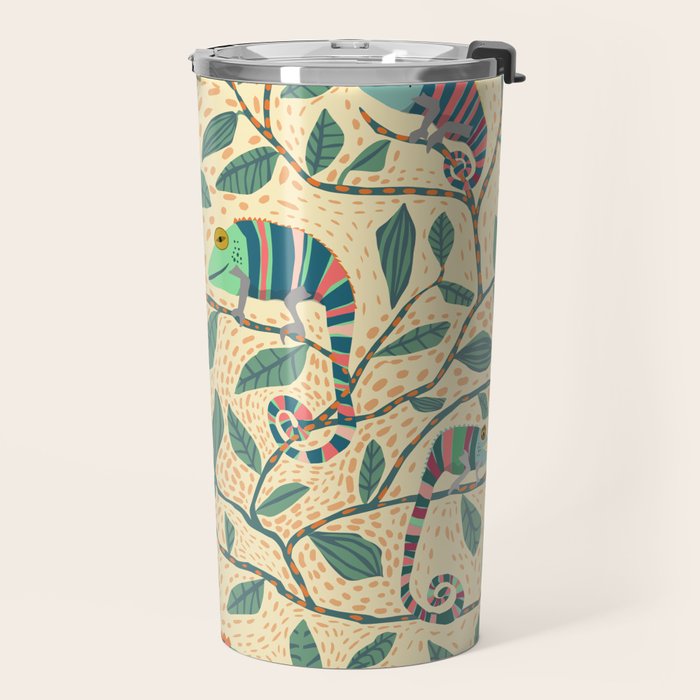 Quirky Chameleon family Travel Mug Gallery Image 2
