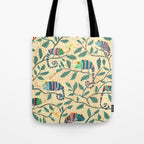 Quirky Chameleon family Tote Bag Gallery Image 1