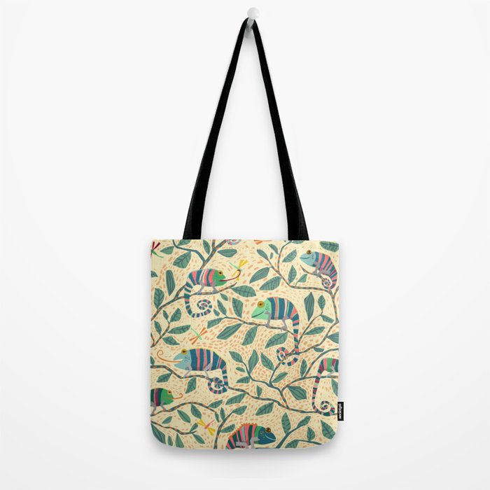 Quirky Chameleon family Tote Bag Gallery Image 2