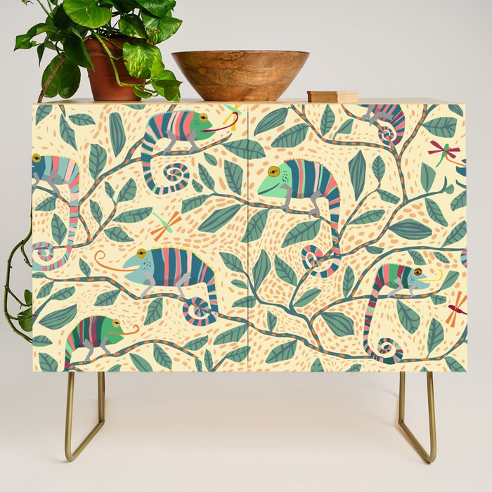 Quirky Chameleon family Credenza Gallery Image 1