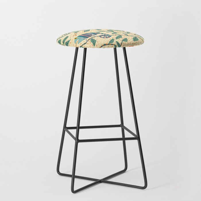 Quirky Chameleon family Stool Gallery Image 1