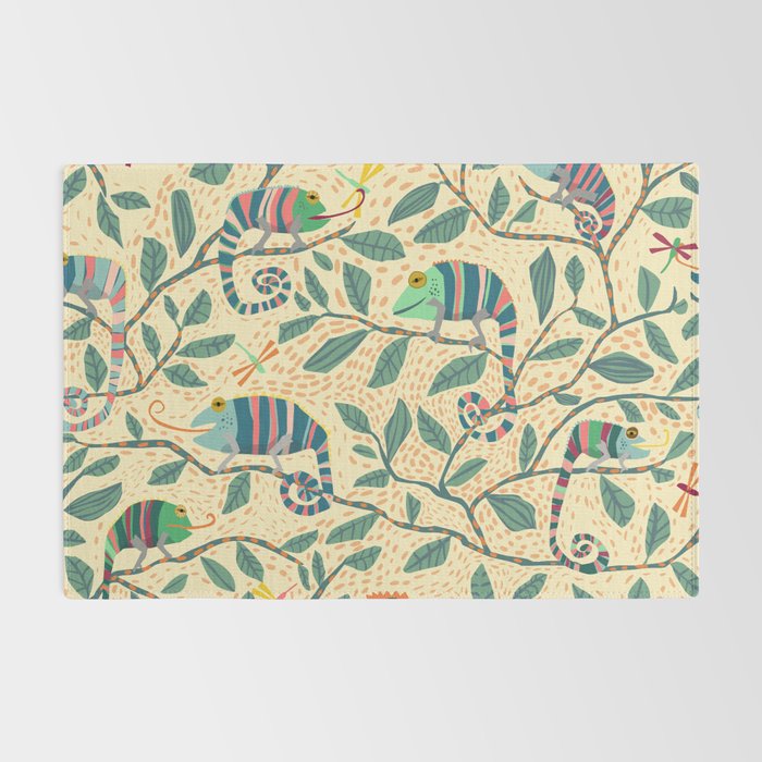 Quirky Chameleon family Rug Gallery Image 2