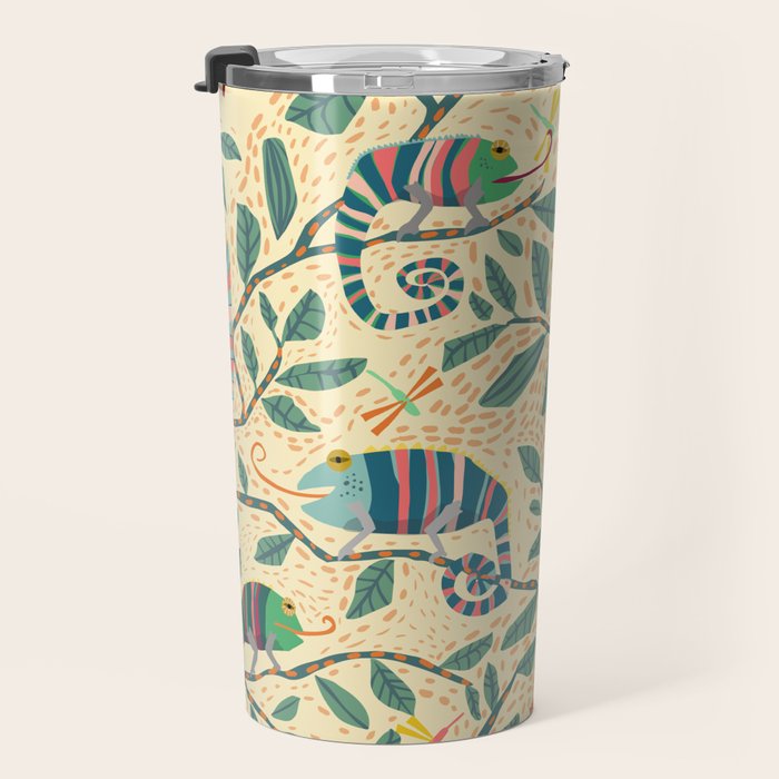 Quirky Chameleon family Travel Mug Gallery Image 3