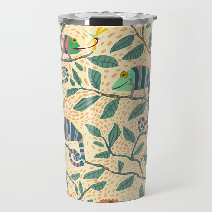 Quirky Chameleon family Travel Mug Gallery Image 1