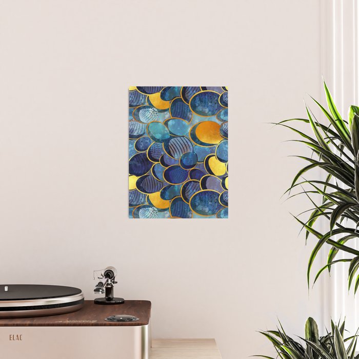 Abstract deep blue Poster Gallery Image 2