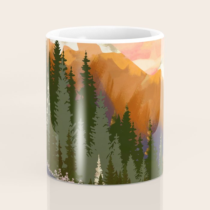 Mountain Dusk Coffee Mug Gallery Image 4