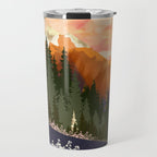 Mountain Dusk Travel Mug Gallery Image 1