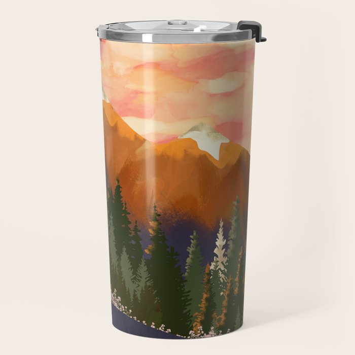 Mountain Dusk Travel Mug Gallery Image 2