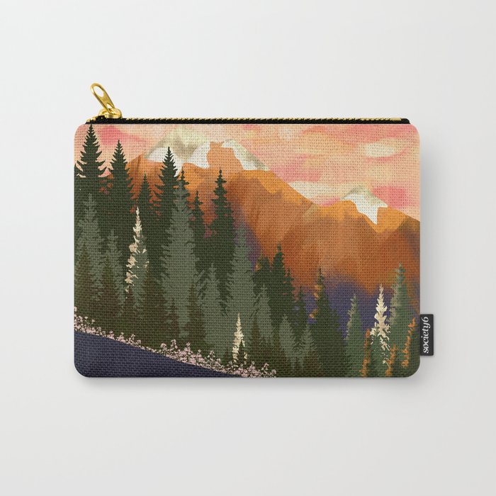 Mountain Dusk Carry All Pouch Gallery Image 1