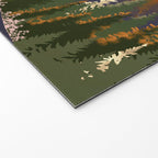 Mountain Dusk Welcome Mat Gallery Image 2