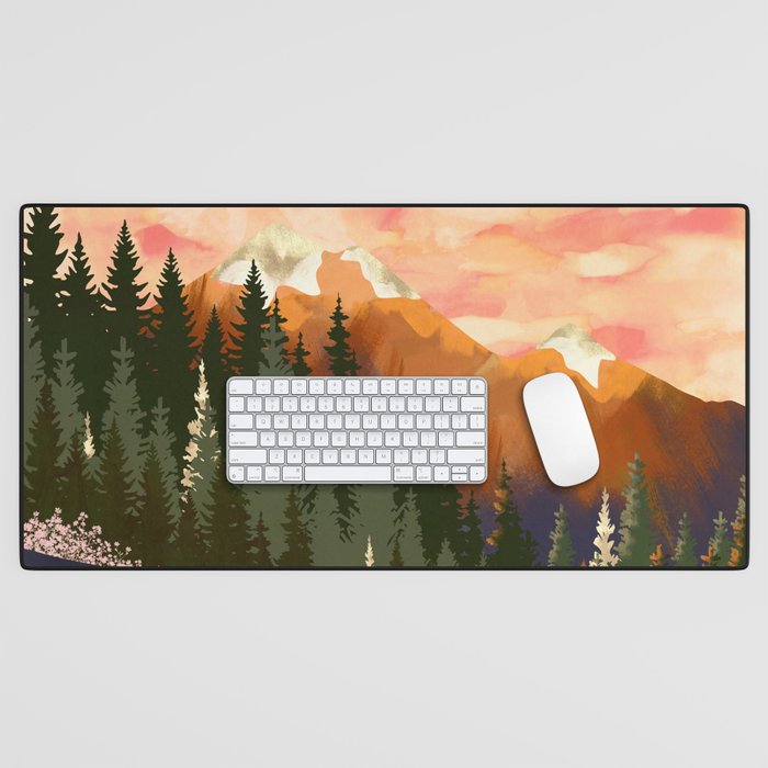 Mountain Dusk Desk Mat Gallery Image 1