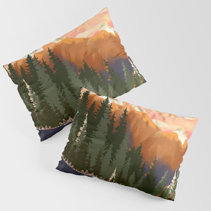 Mountain Dusk Pillow Sham Gallery Image 3