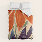 La Fleur - Modern Botanical Art Print Duvet Cover Gallery Image 6