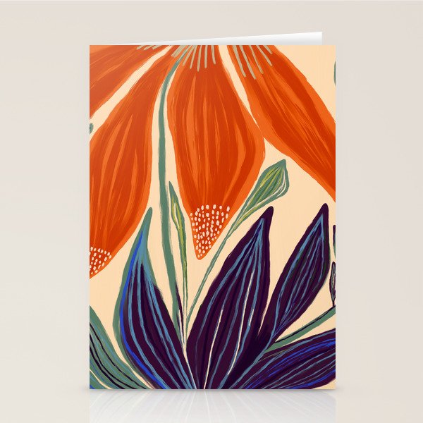 La Fleur - Modern Botanical Art Print Stationery Card Gallery Image 2