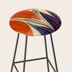 La Fleur - Modern Botanical Art Print Stool Gallery Image 2