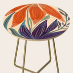 La Fleur - Modern Botanical Art Print Side Table Gallery Image 2