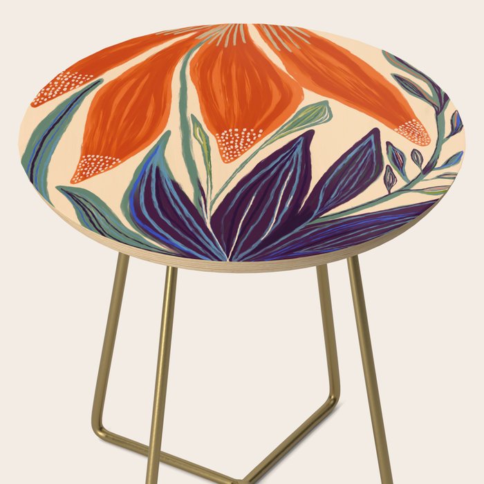 La Fleur - Modern Botanical Art Print Side Table Gallery Image 2