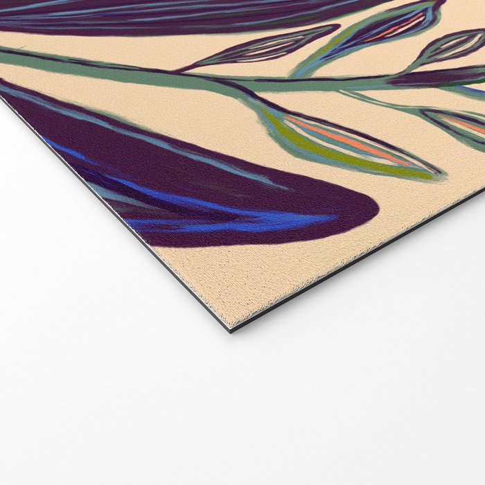 La Fleur - Modern Botanical Art Print Welcome Mat Gallery Image 2