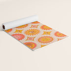 Sunshine Faces - Retro Yoga Mat Gallery Image 2