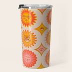 Sunshine Faces - Retro Travel Mug Gallery Image 3