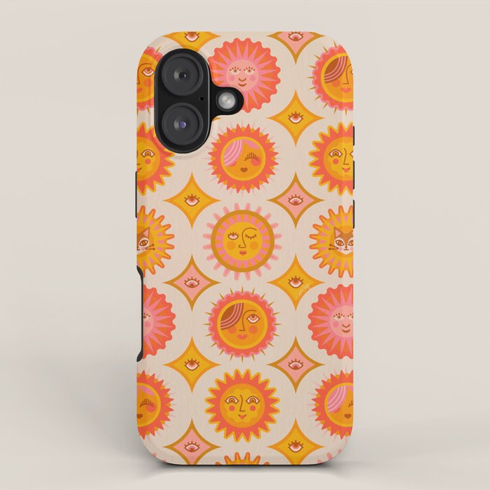 Sunshine Faces - Retro iPhone Case Gallery Image 1