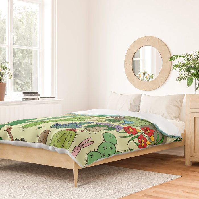 Arizona Desert Museum Duvet Cover Gallery Image 2