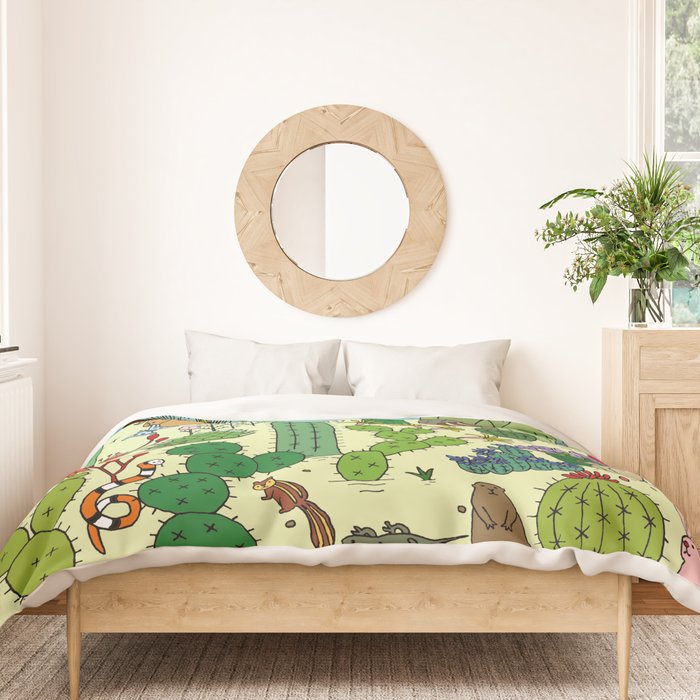 Arizona Desert Museum Duvet Cover Gallery Image 3