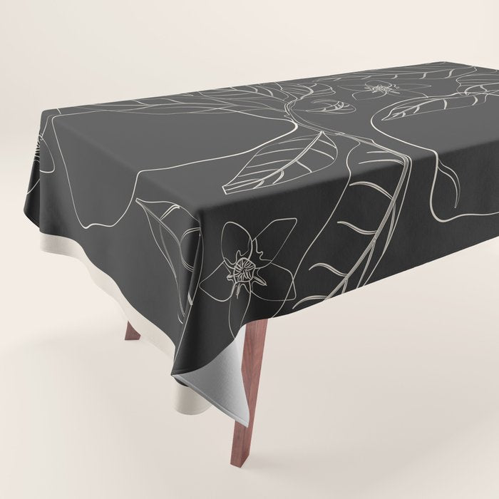 Lemons - Line Art 1 Tablecloth Gallery Image 1